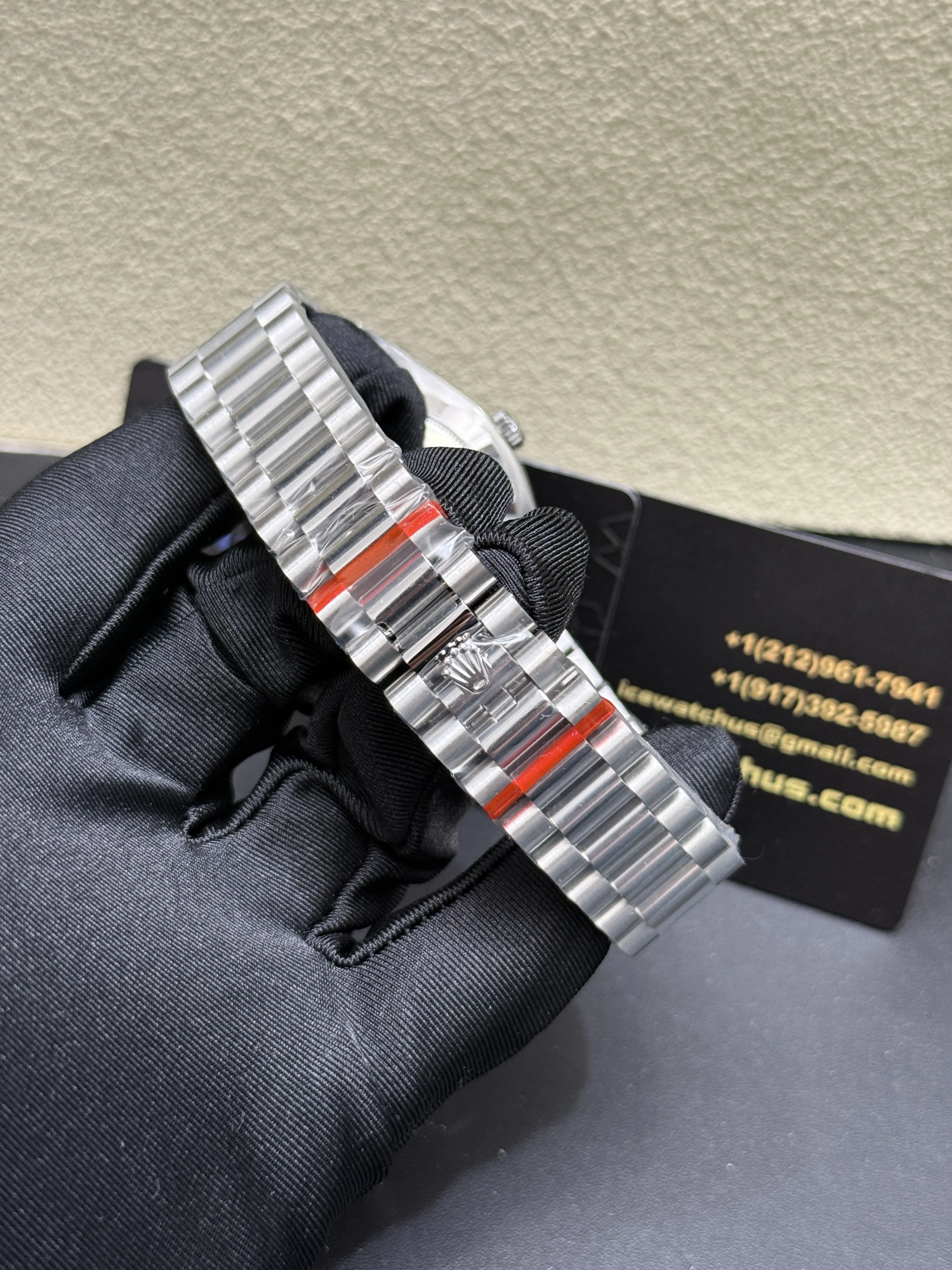 Day-Date 40mm Ice Blue Dial Watch D398319371 — view 7