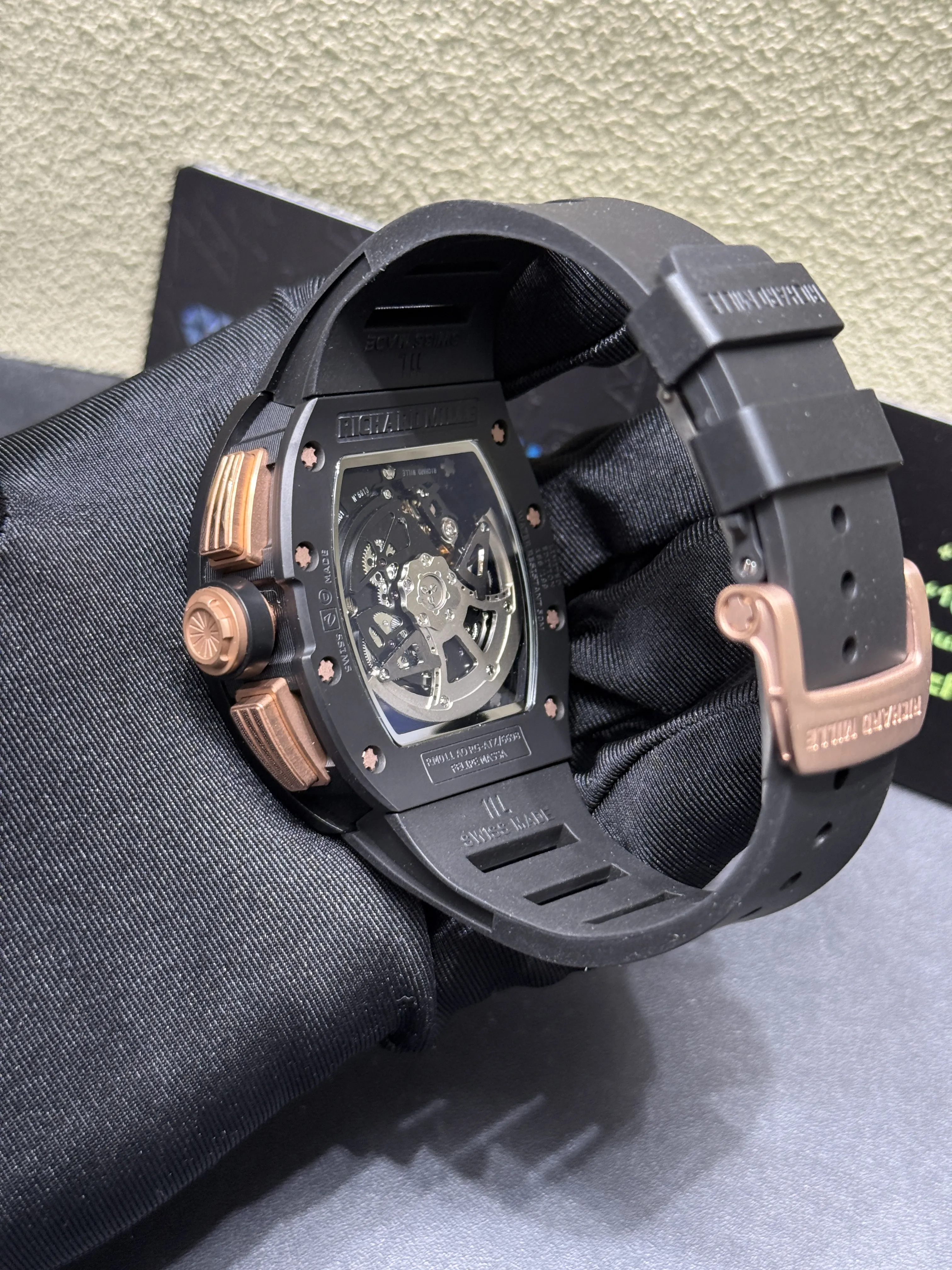 RM011 Skeleton Dial Chronograph Watch D438819377 — view 6