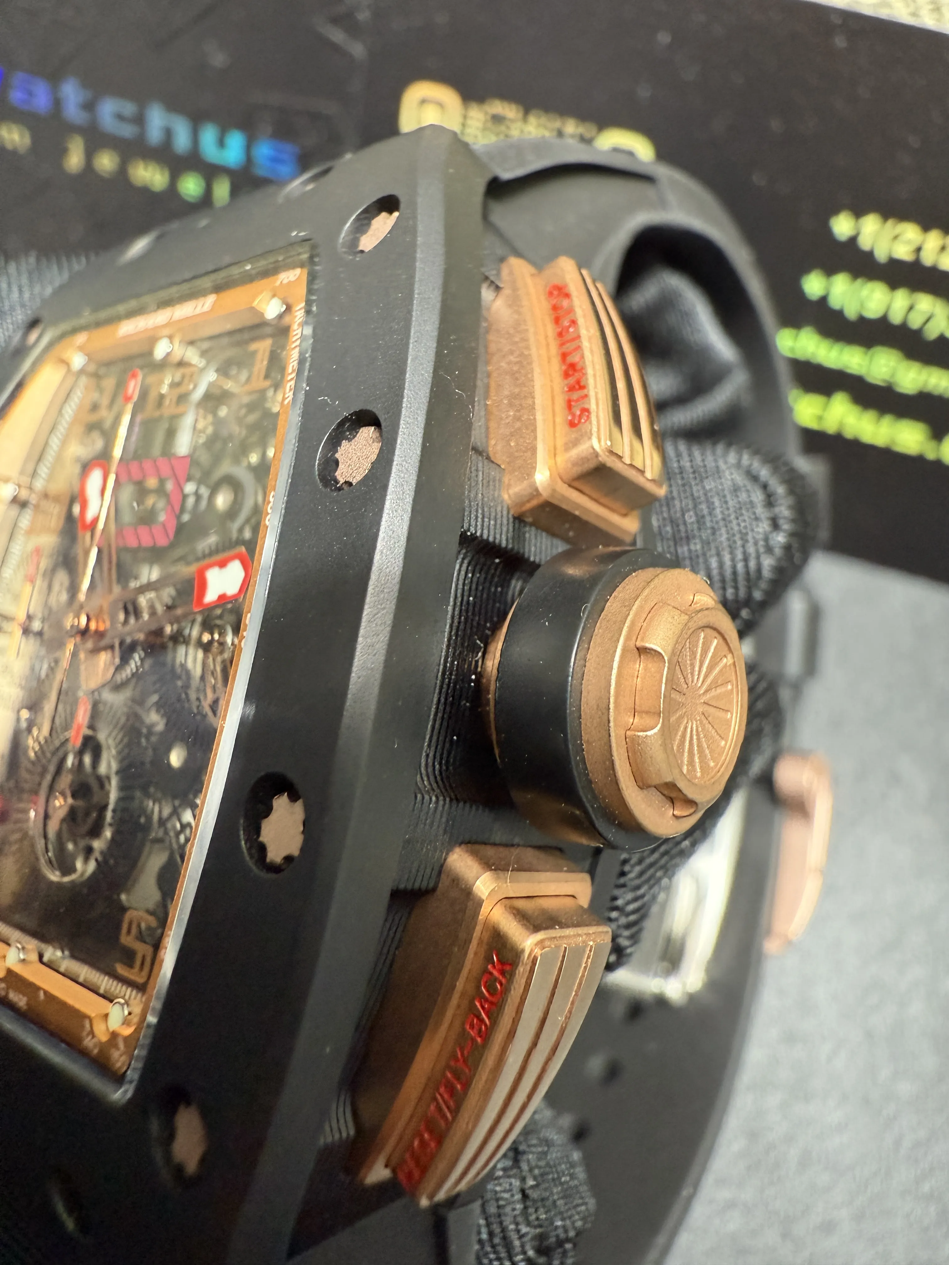 RM011 Skeleton Dial Chronograph Watch D438819377 — view 10