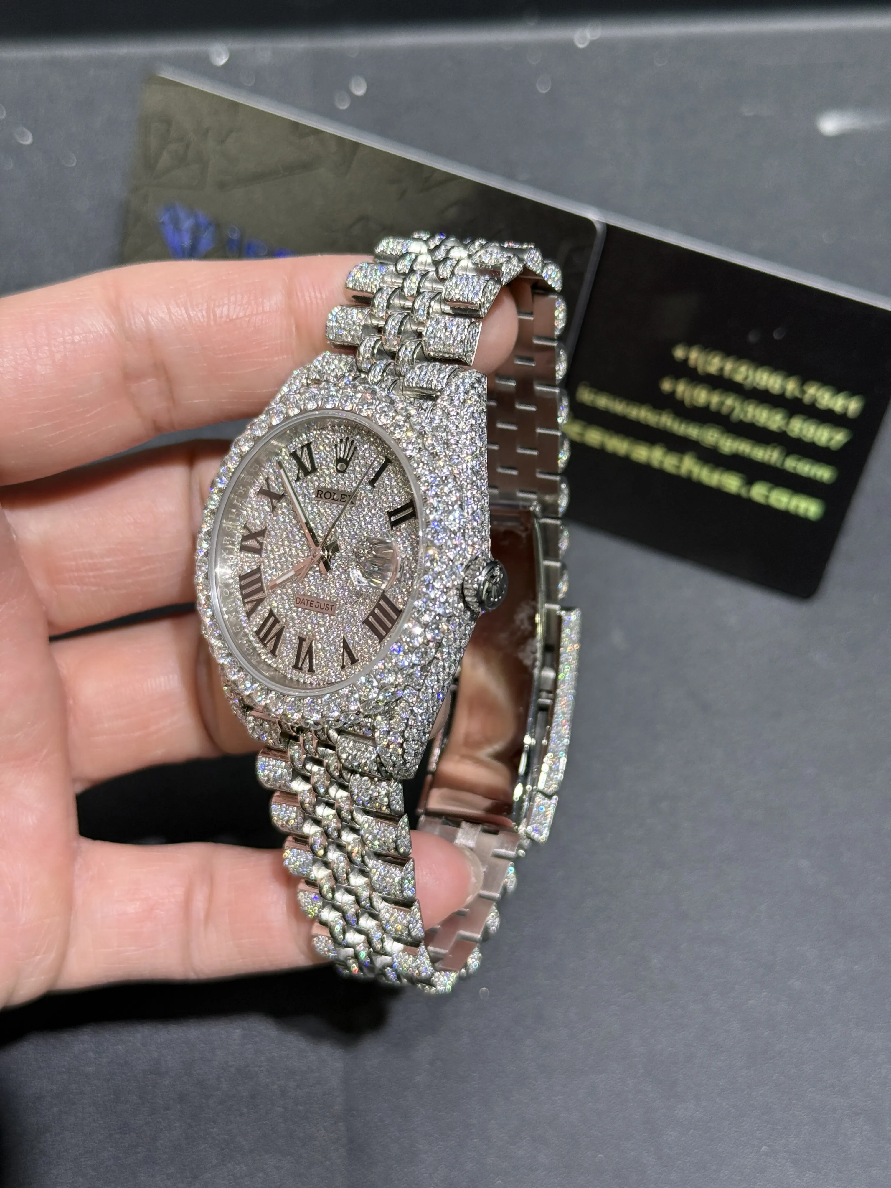 Datejust 41mm Icedout Pavé Watch D1147519366 — view 5