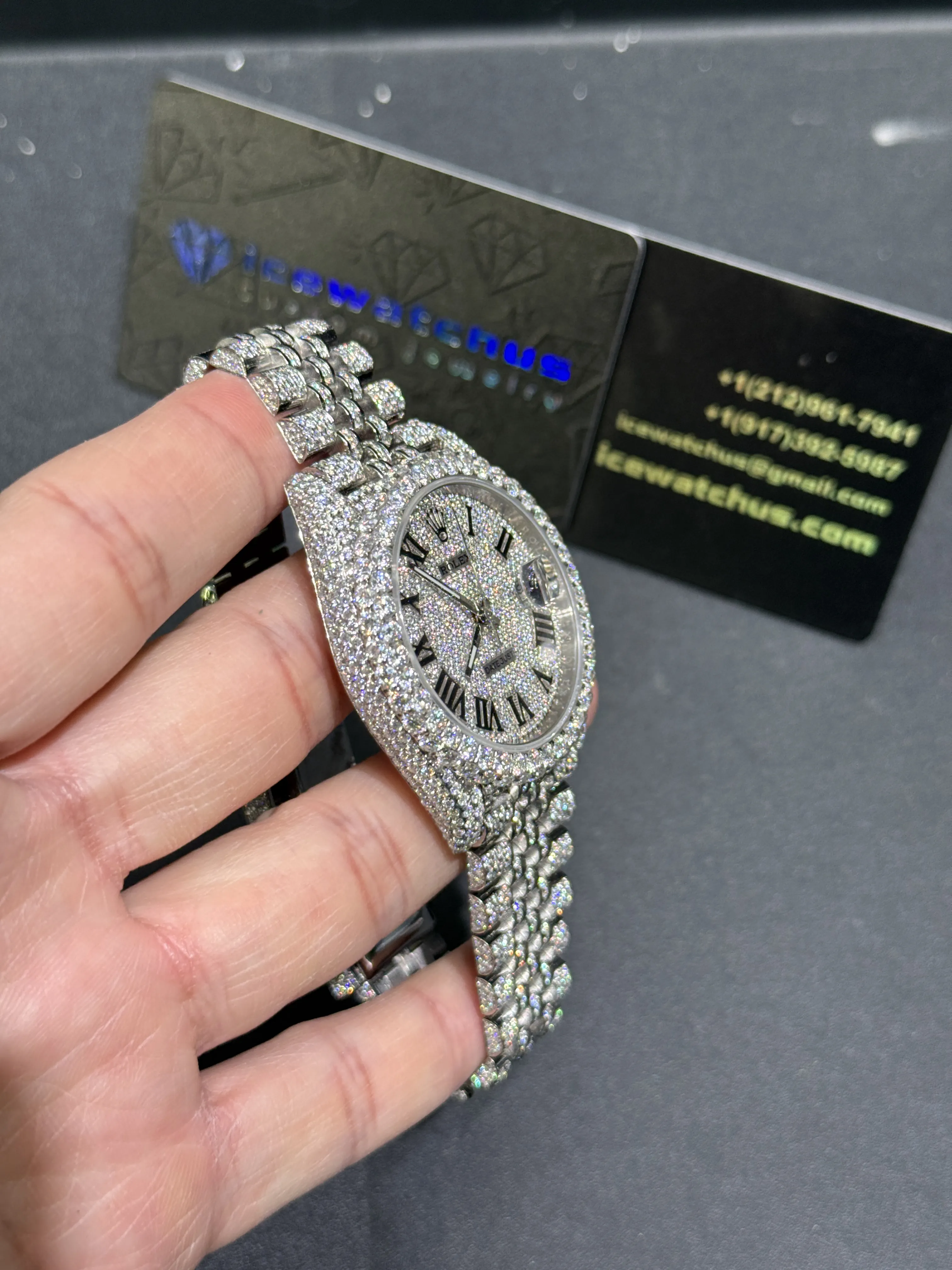 Datejust 41mm Icedout Pavé Watch D1147519366 — view 3