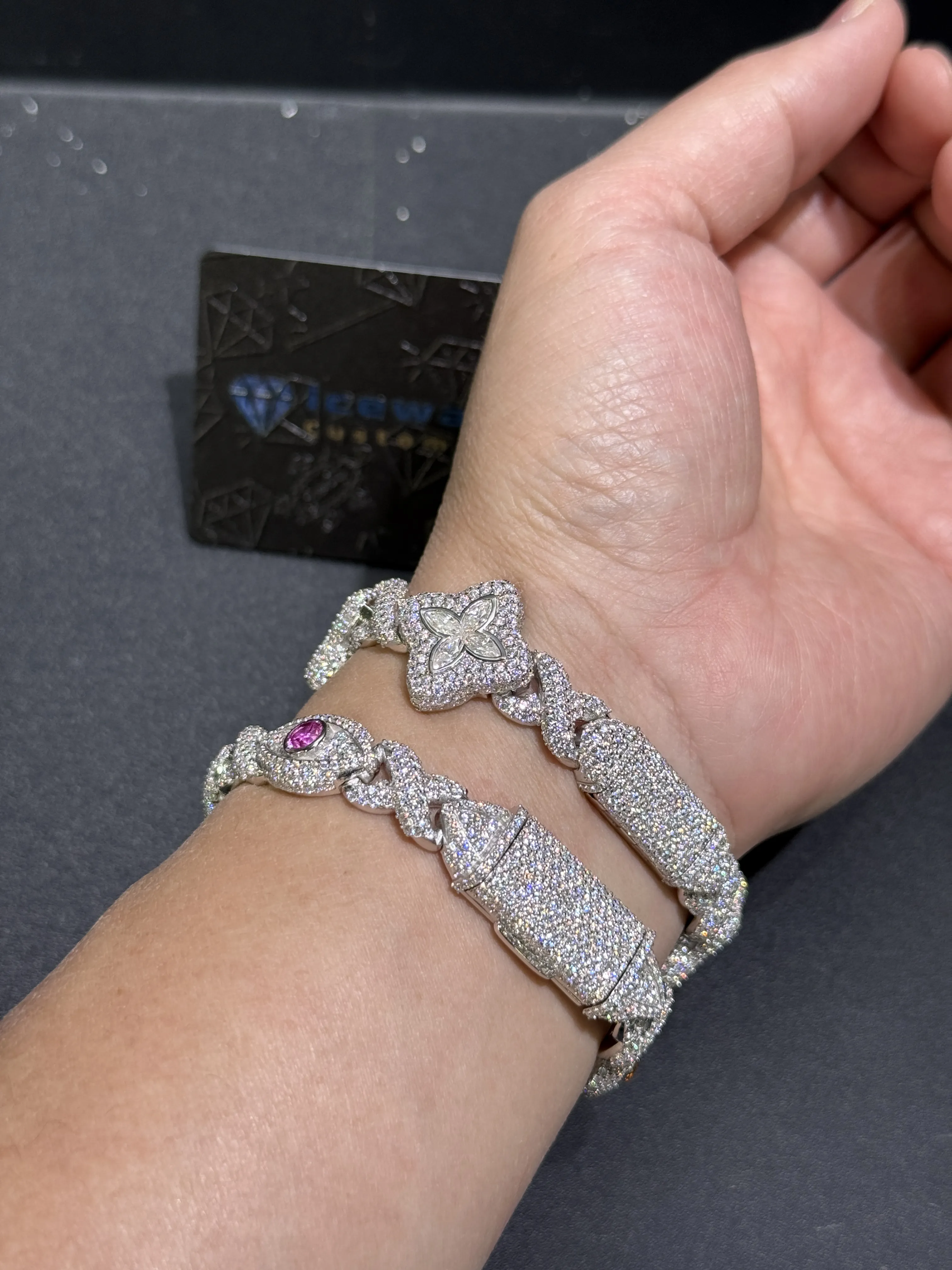 0135 925 Slive Moissanite Bracelets D438819369 — view 7