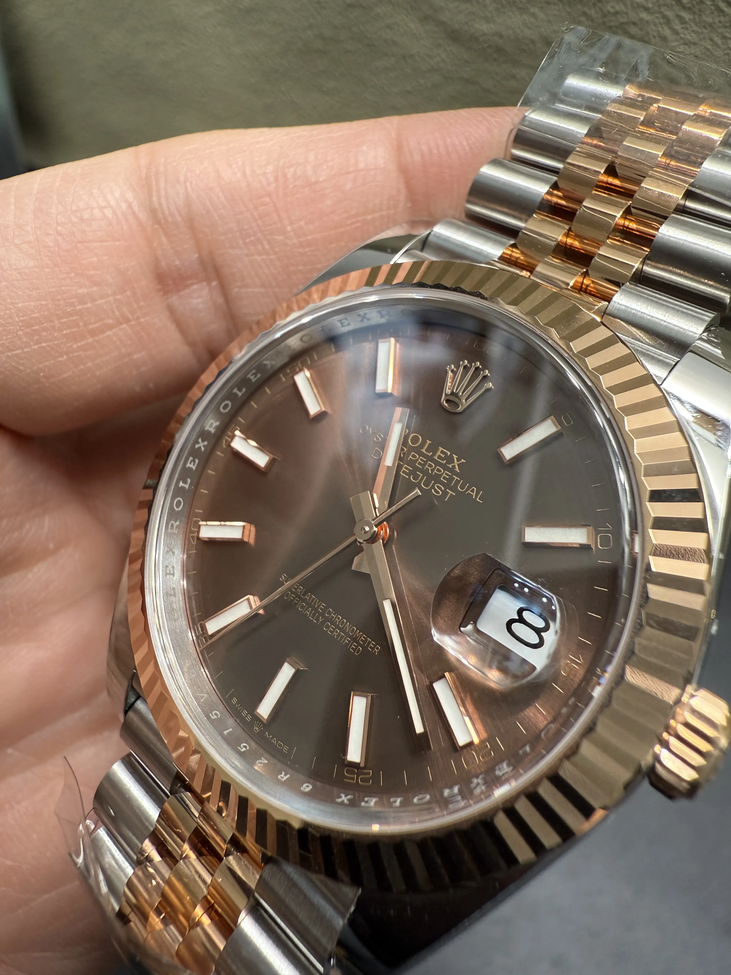 Datejust 41mm Two-Tone Automatic Watch D398319386 — view 13