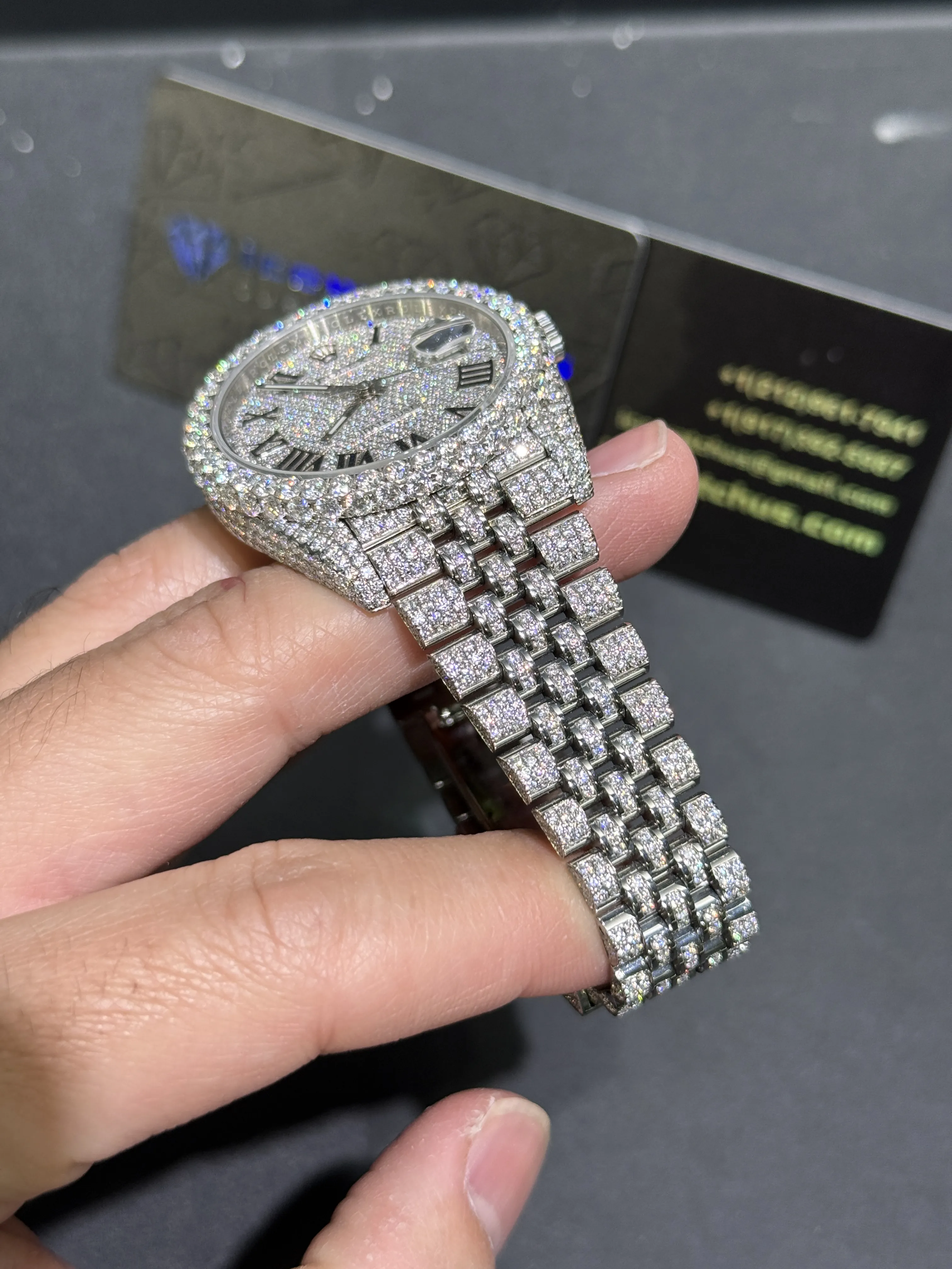 Datejust 41mm Icedout Pavé Watch D1147519366 — view 9