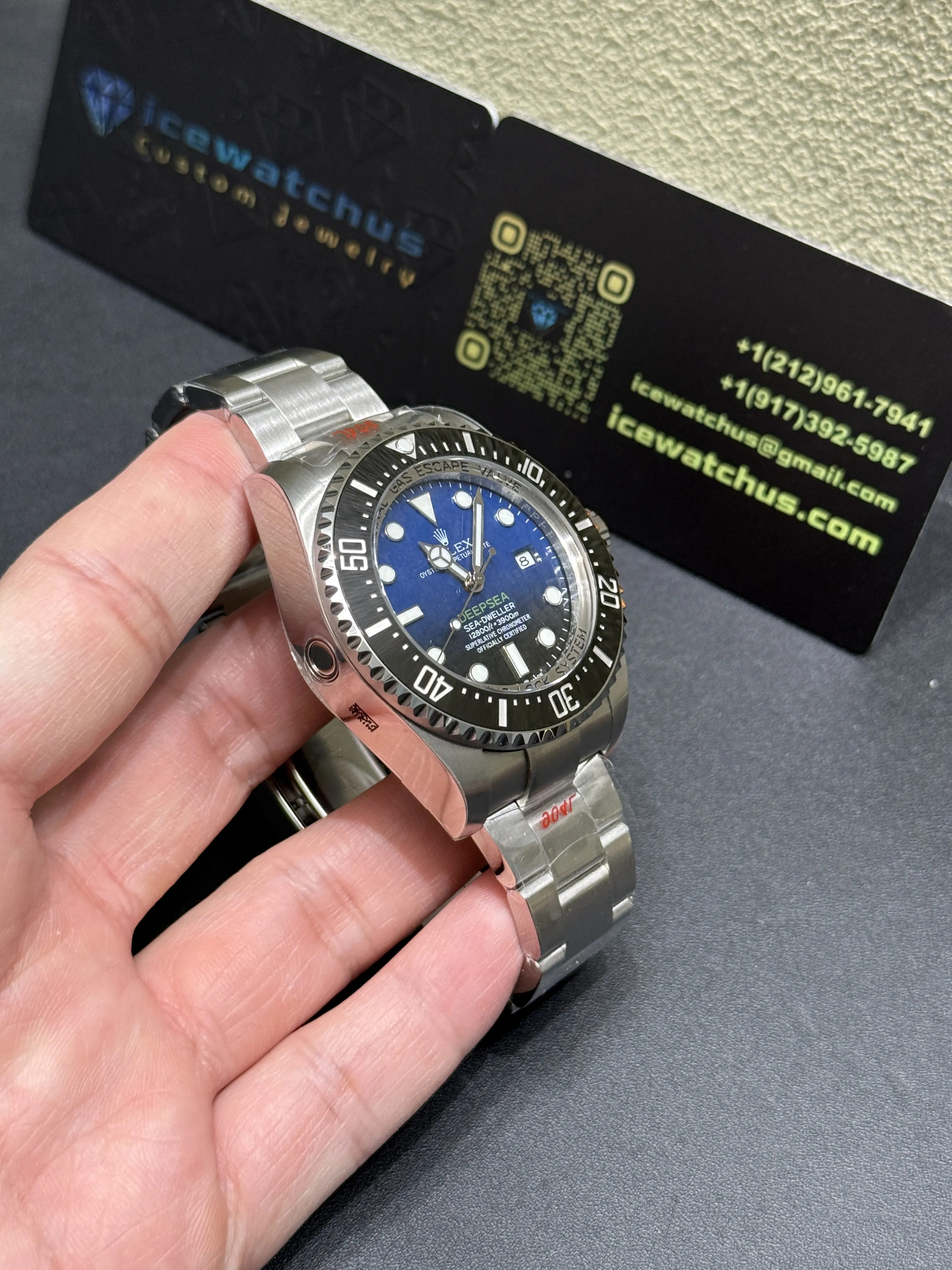 Sea-Dweller Deepsea D-Blue Dial Watch D398319388 — view 3