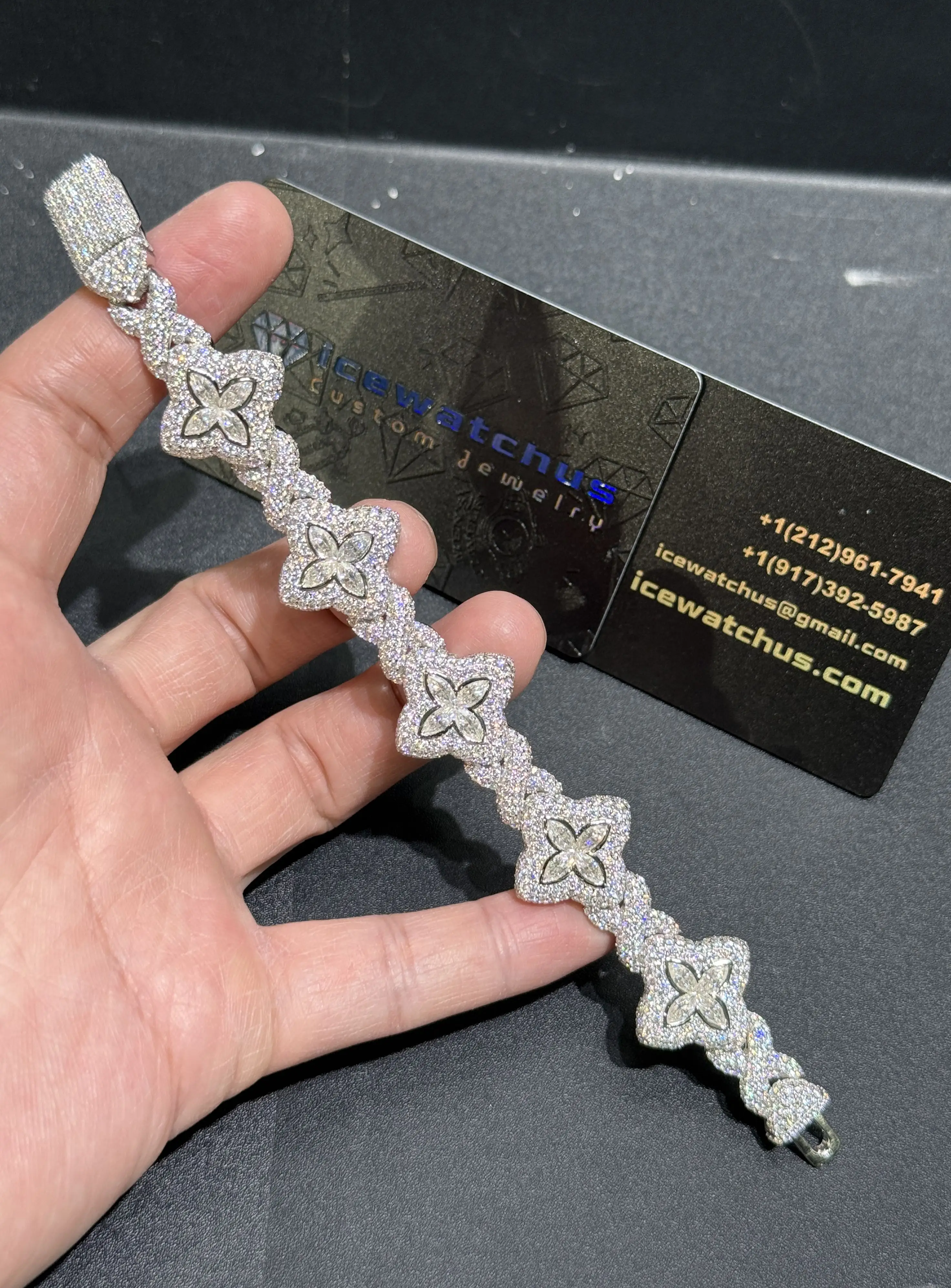 0135 925 Slive Moissanite Bracelets D438819369