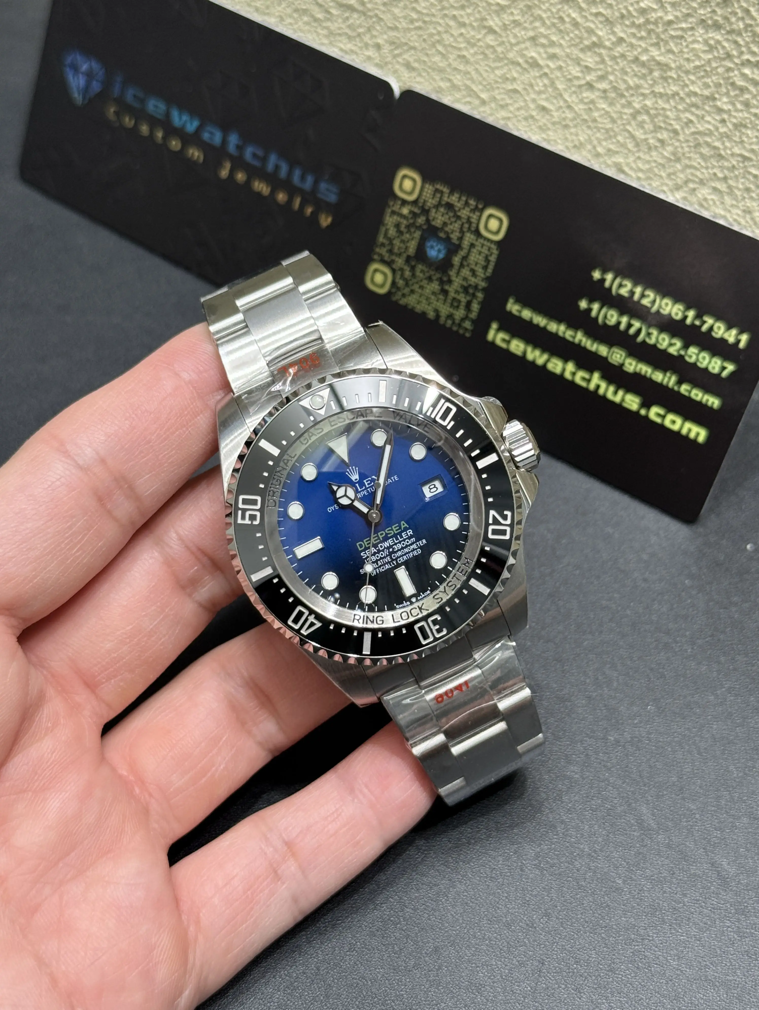 Sea-Dweller Deepsea D-Blue Dial Watch D398319388 — view 2