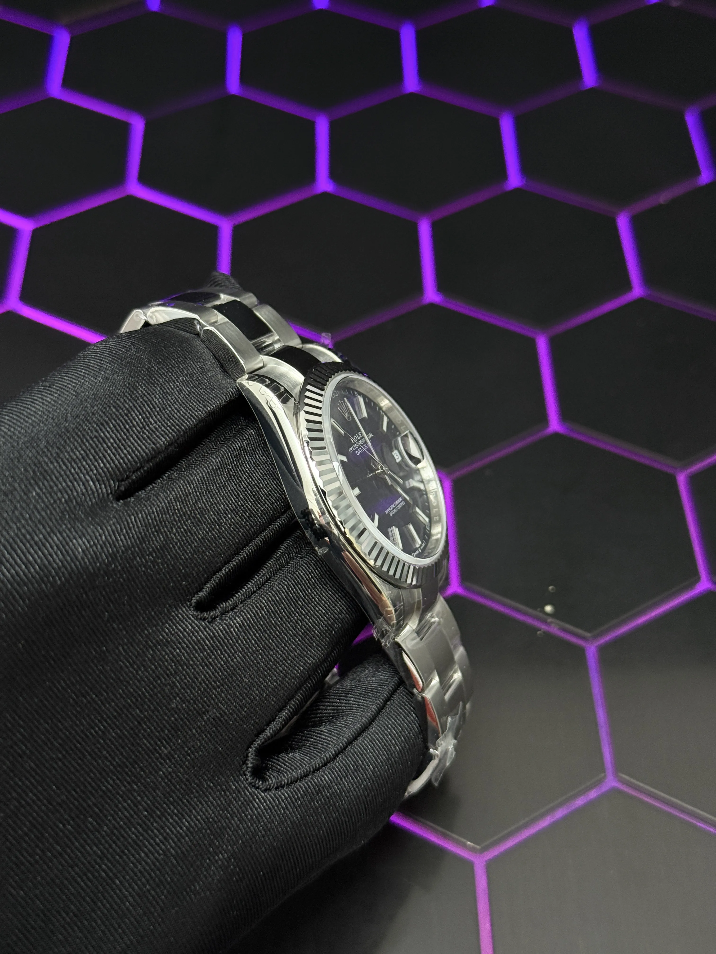 Datejust 41mm Blue Motif Dial Watch D398319393 — view 4
