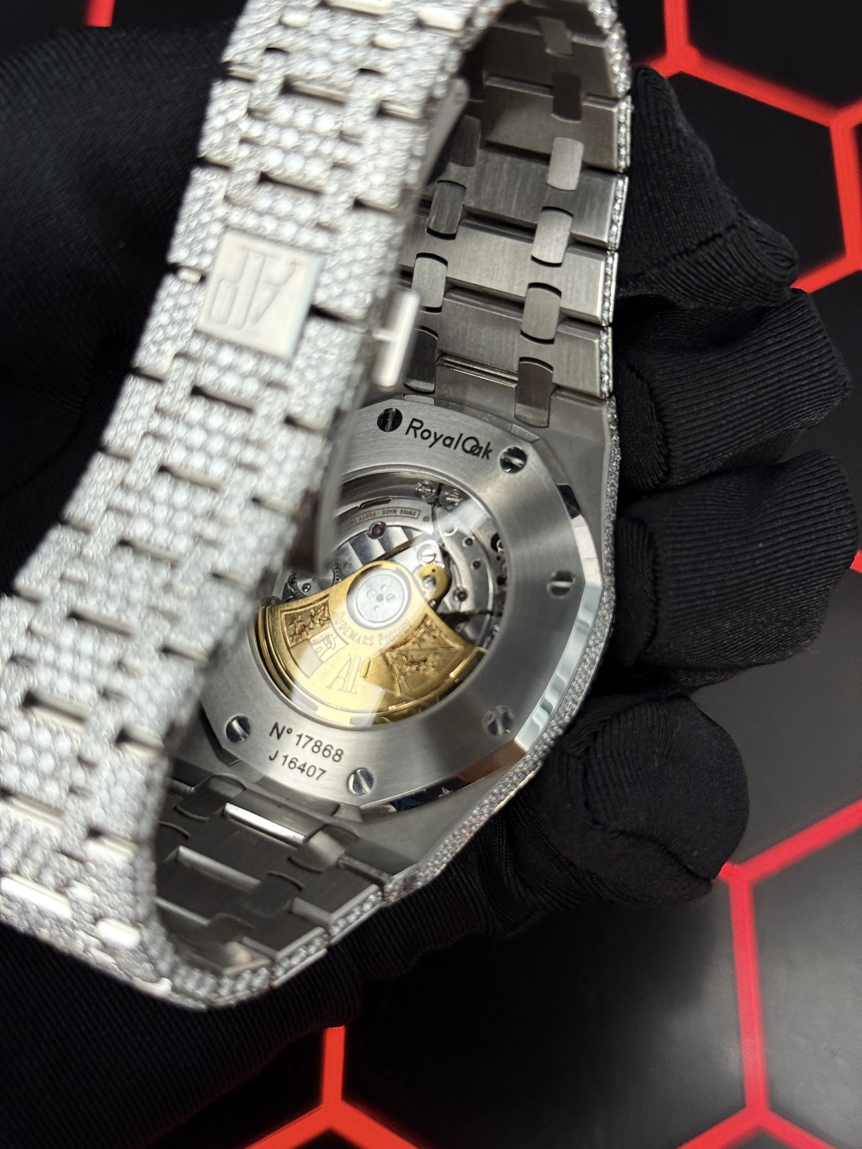 Royal Oak 15400 Full Pavé Icedout Watch D1215019397 — view 6