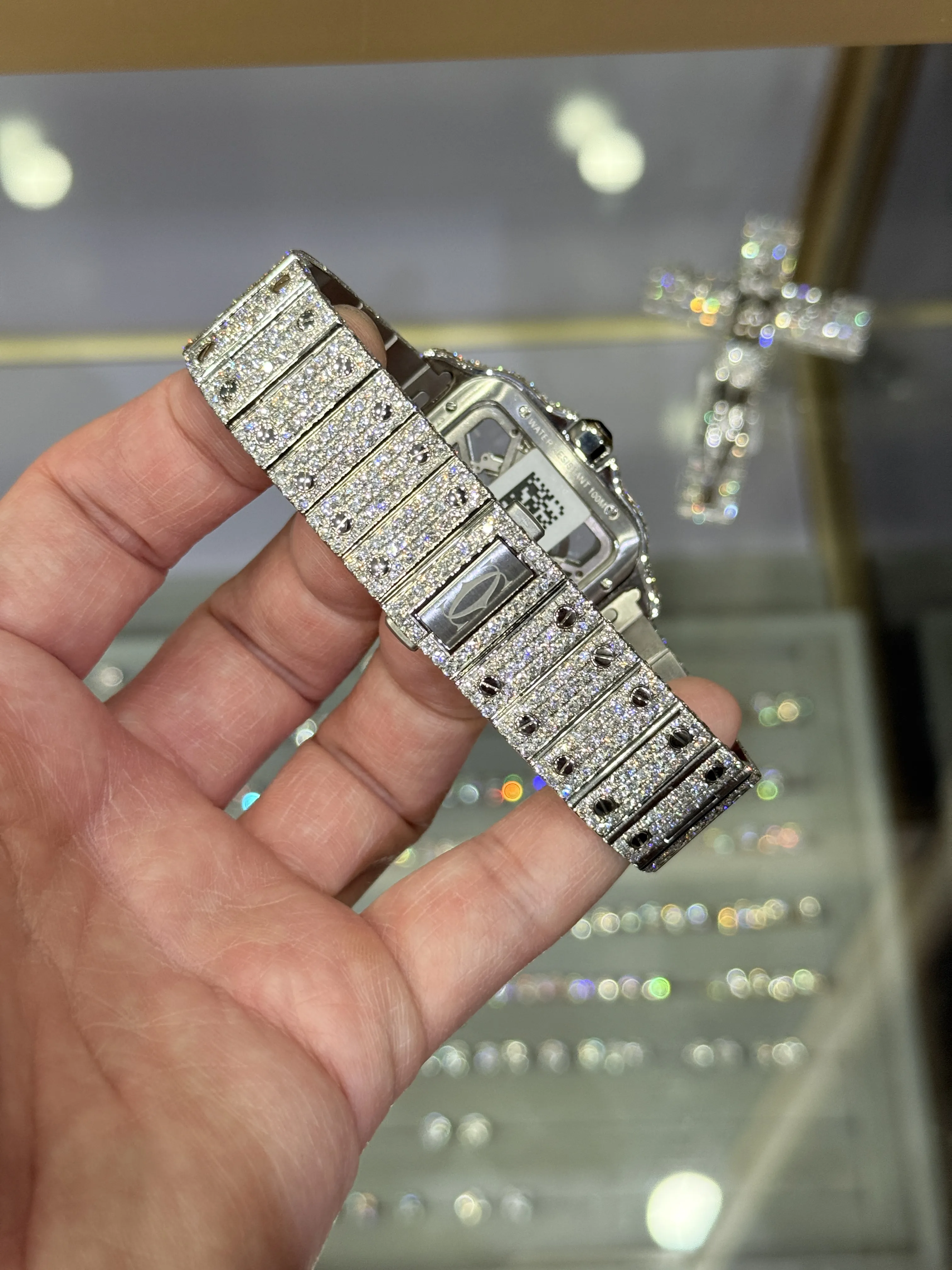 0168 VVS Lab-grown diamond Cartier Skeleton D2868819403 — view 6