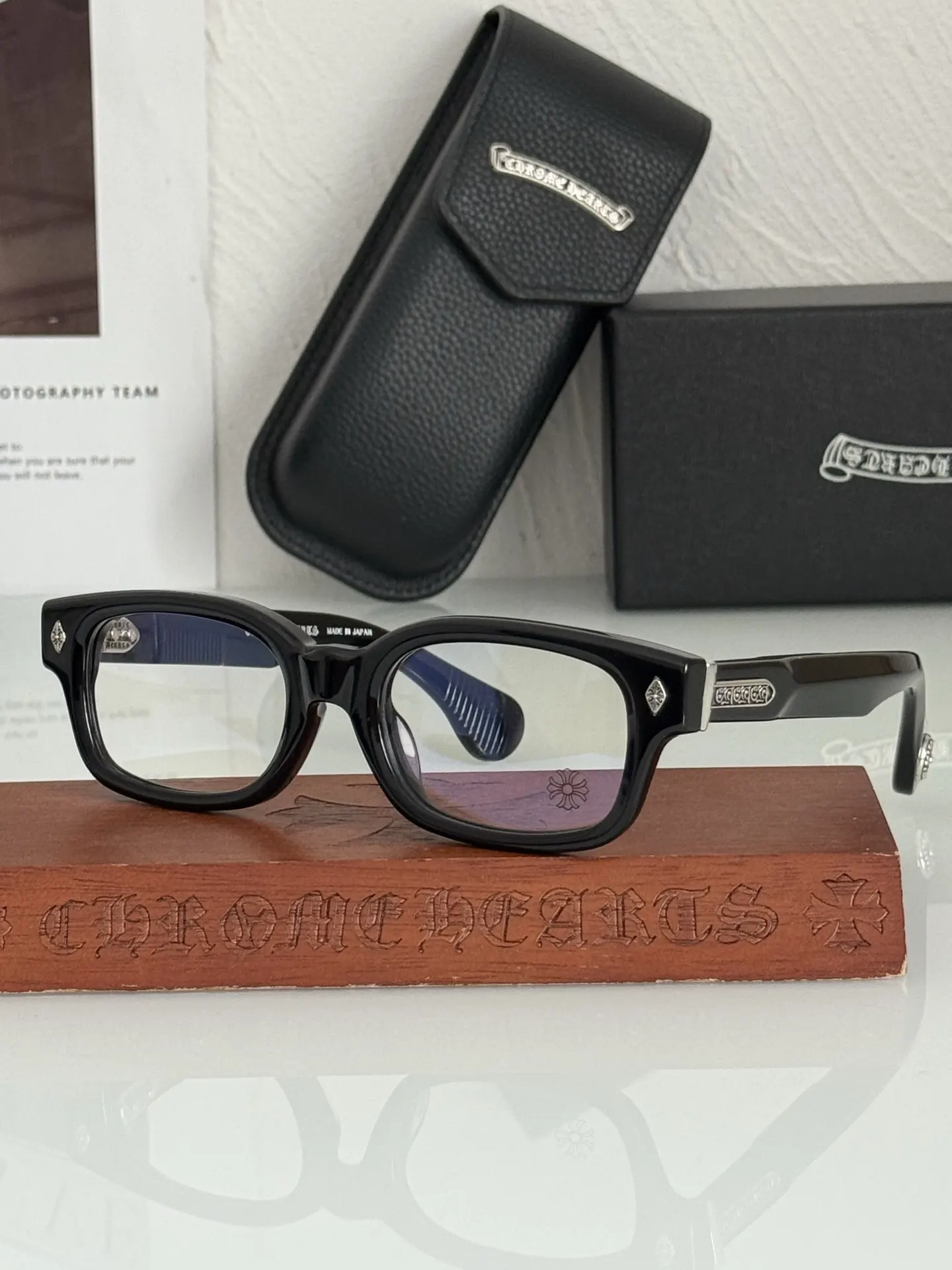 CHROME HEART WEIRDO Rectangular Eyeglasses 53-20-144 D44025065