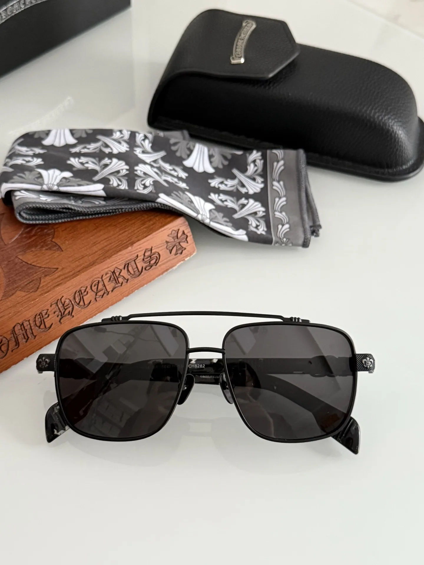 CHROME HEART CH8282 Navigator Sunglasses 60-16-154 D44025066 — view 1