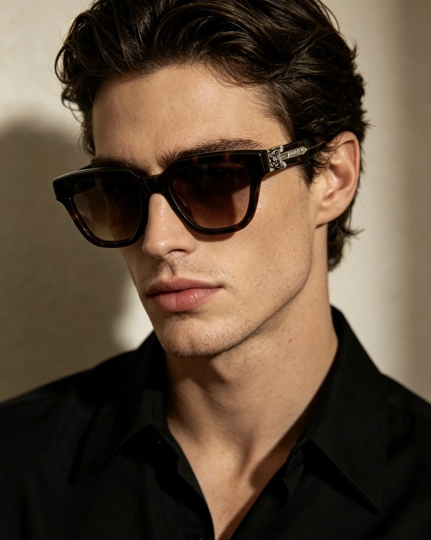 CHROME HEART VAGILLIONAIRE II Sunglasses 52-19-153 D45025062