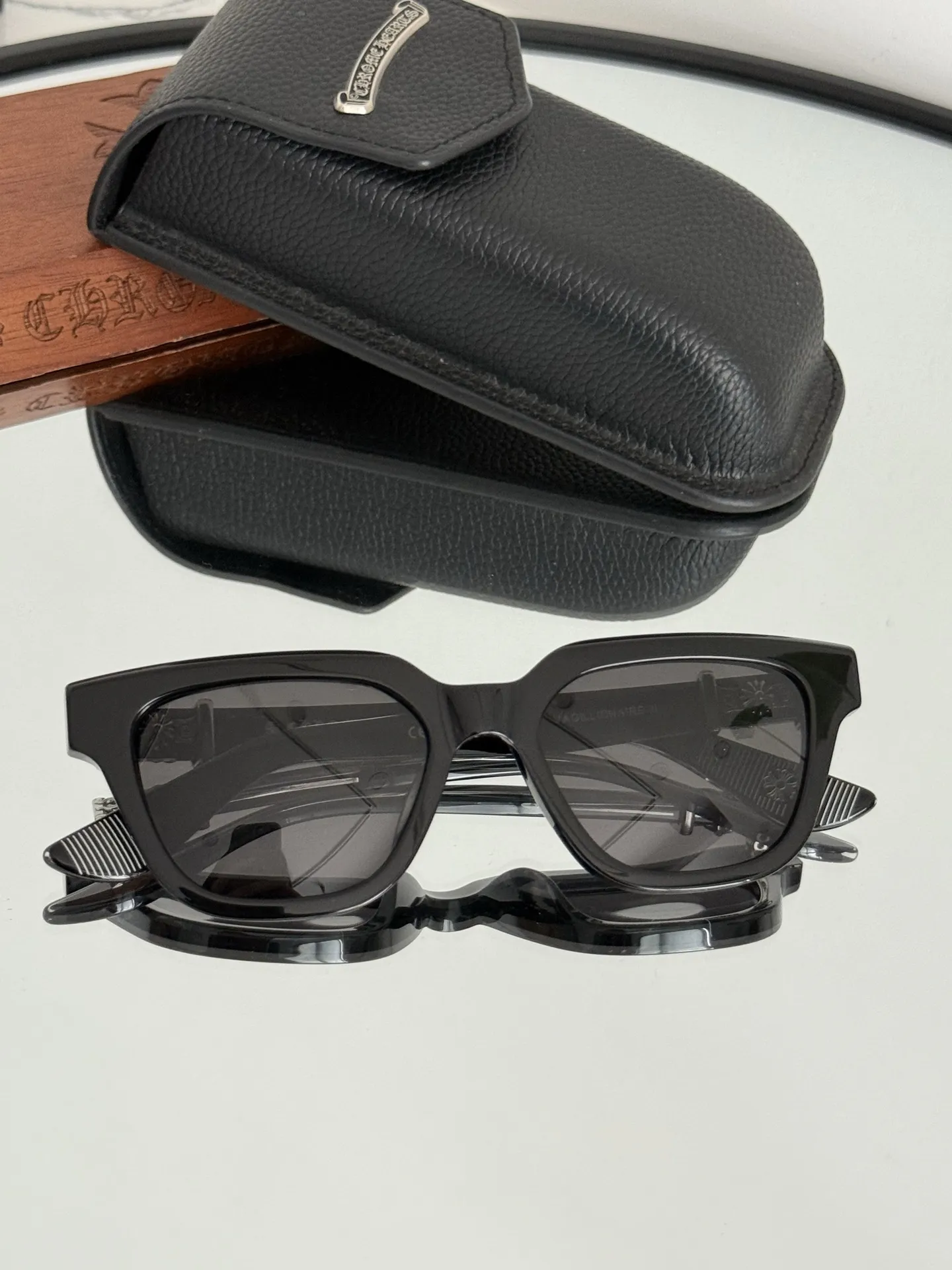 CHROME HEART VAGILLIONAIRE II Sunglasses 52-19-153 D45025062 — view 2