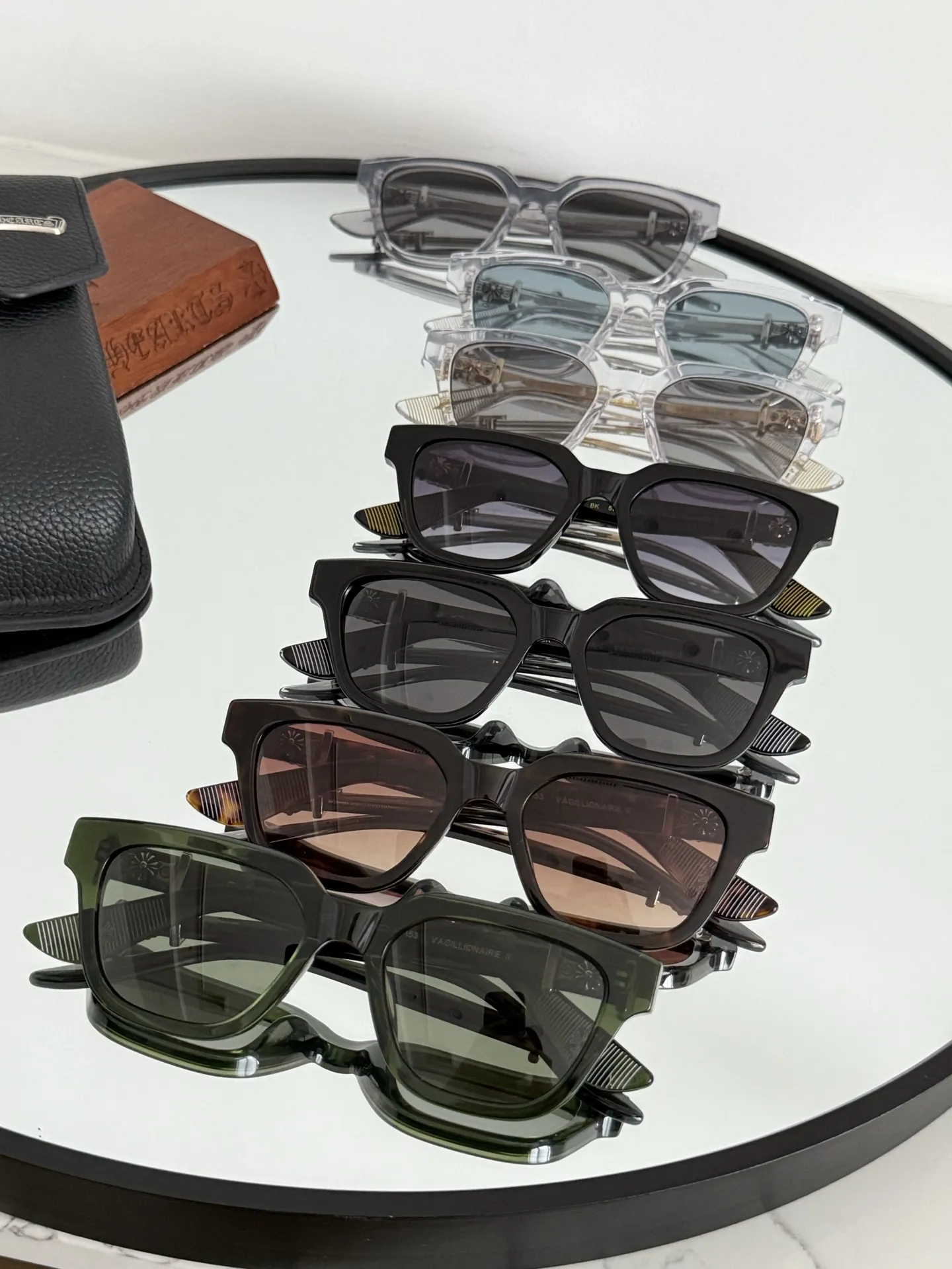 CHROME HEART VAGILLIONAIRE II Sunglasses 52-19-153 D45025062 — view 12