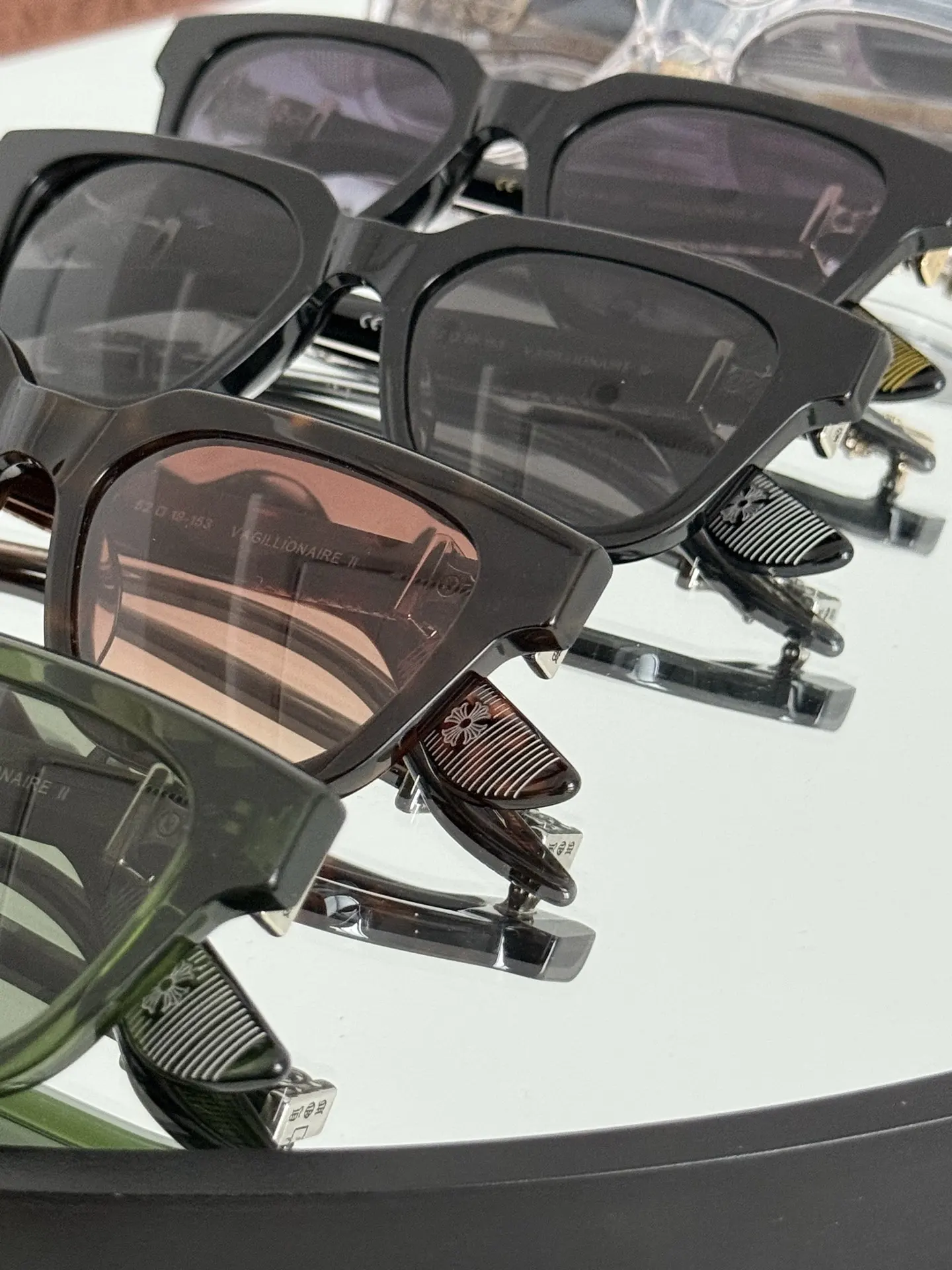 CHROME HEART VAGILLIONAIRE II Sunglasses 52-19-153 D45025062 — view 14