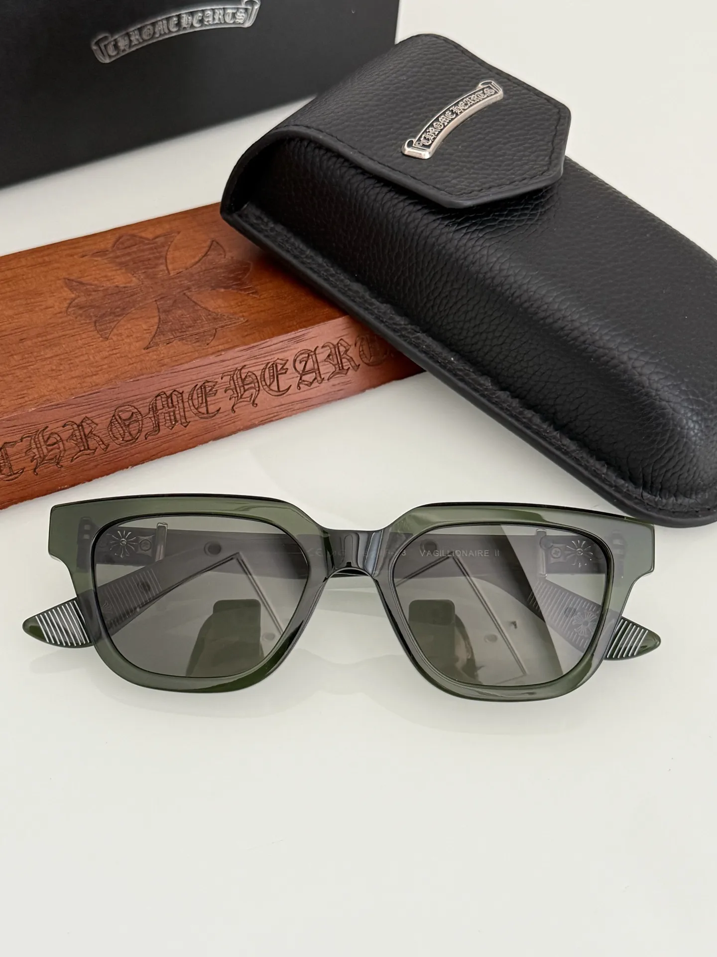 CHROME HEART VAGILLIONAIRE II Sunglasses 52-19-153 D45025062 — view 19