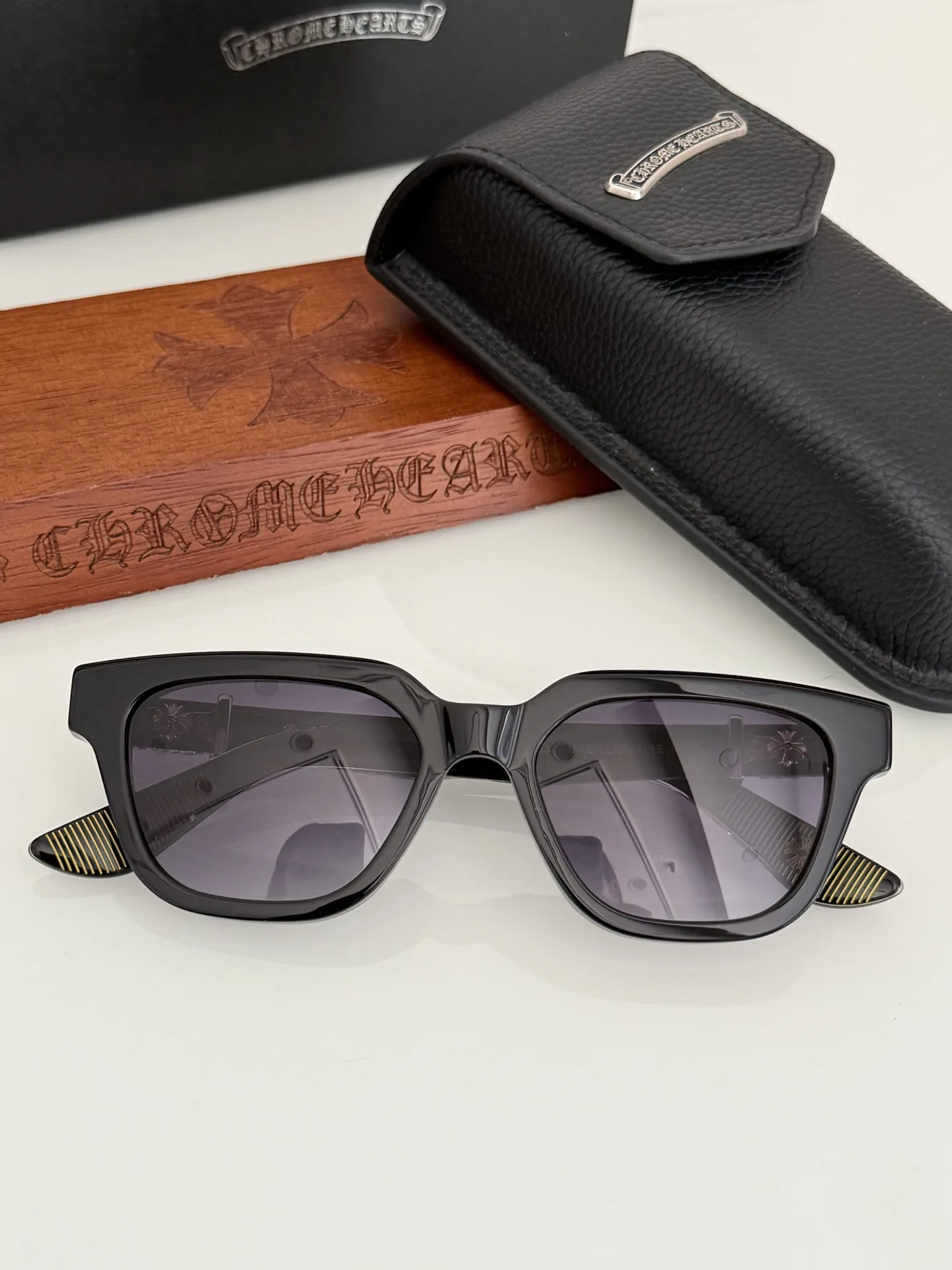 CHROME HEART VAGILLIONAIRE II Sunglasses 52-19-153 D45025062 — view 21