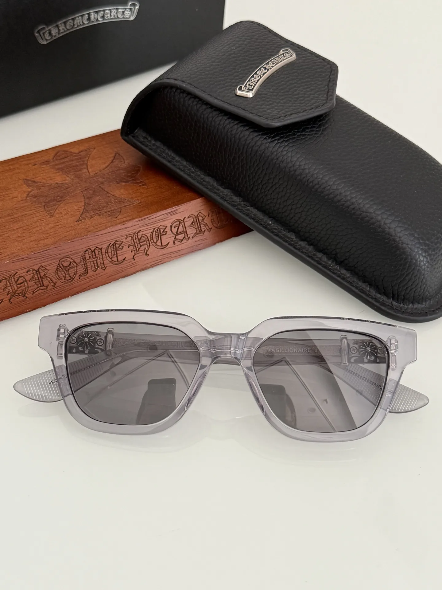 CHROME HEART VAGILLIONAIRE II Sunglasses 52-19-153 D45025062 — view 22