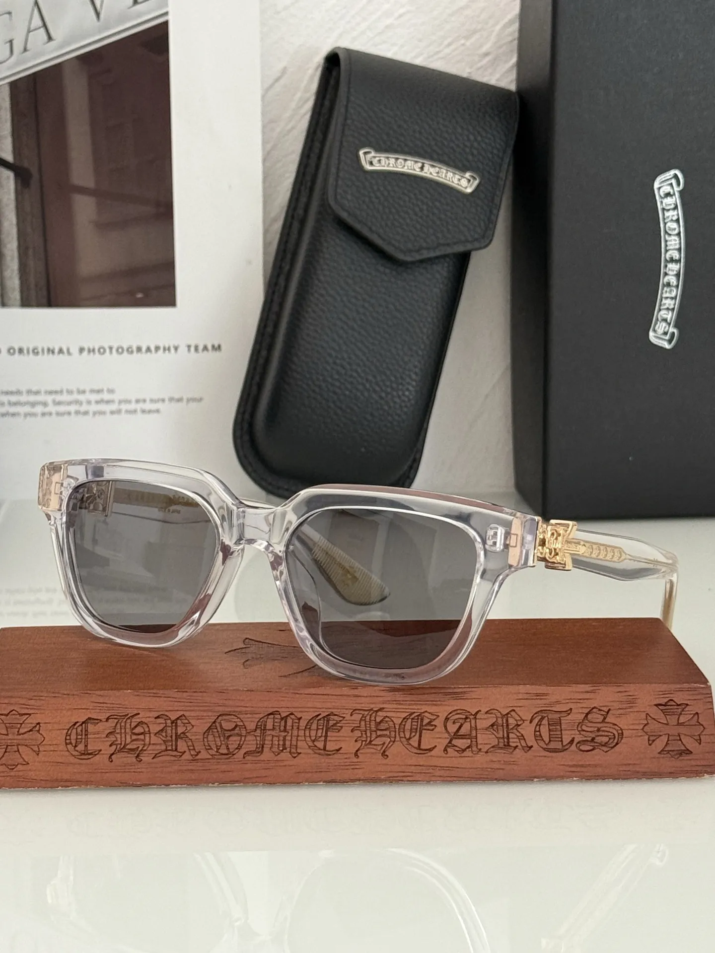 CHROME HEART VAGILLIONAIRE II Sunglasses 52-19-153 D45025062 — view 26
