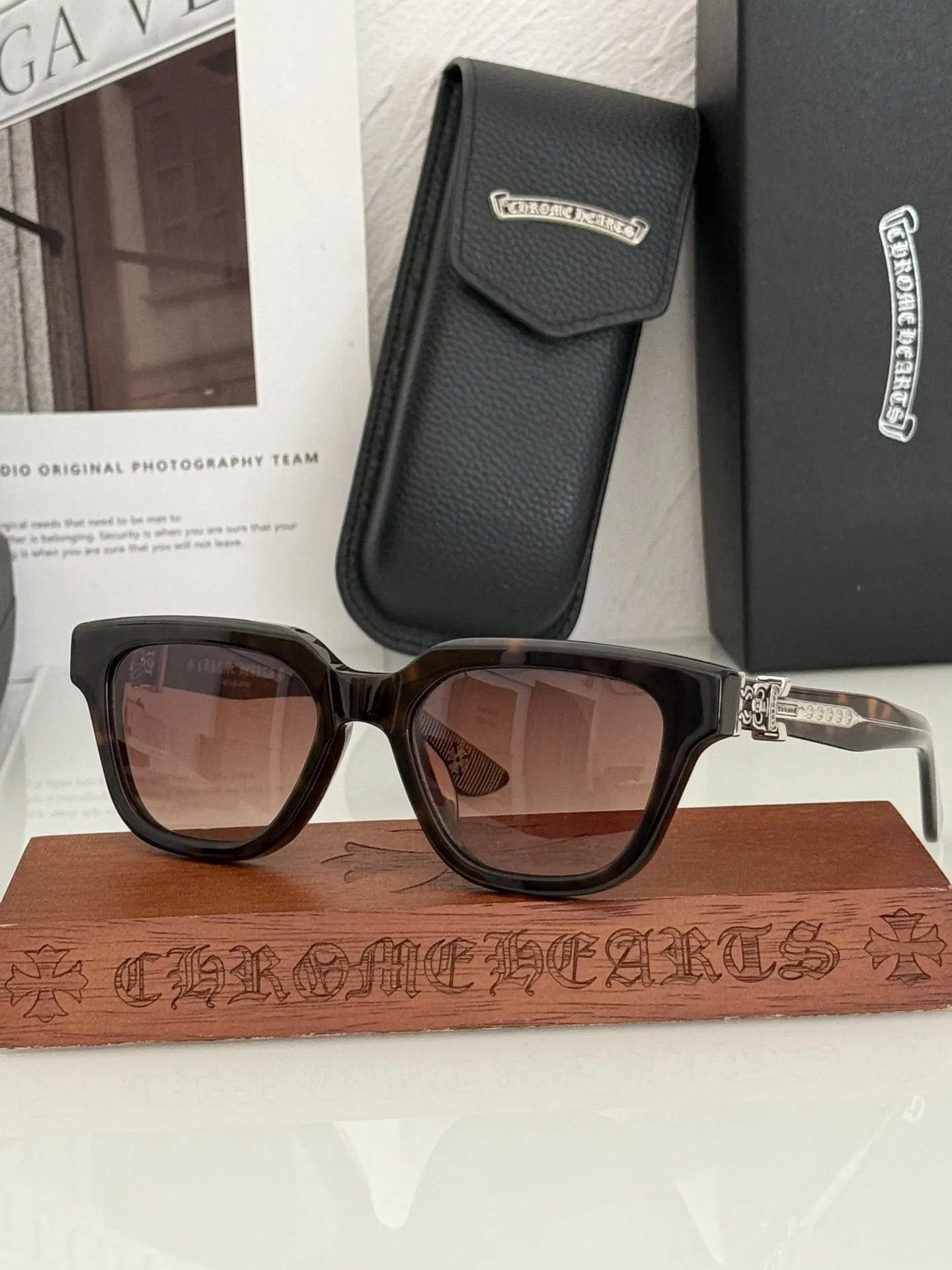 CHROME HEART VAGILLIONAIRE II Sunglasses 52-19-153 D45025062 — view 27