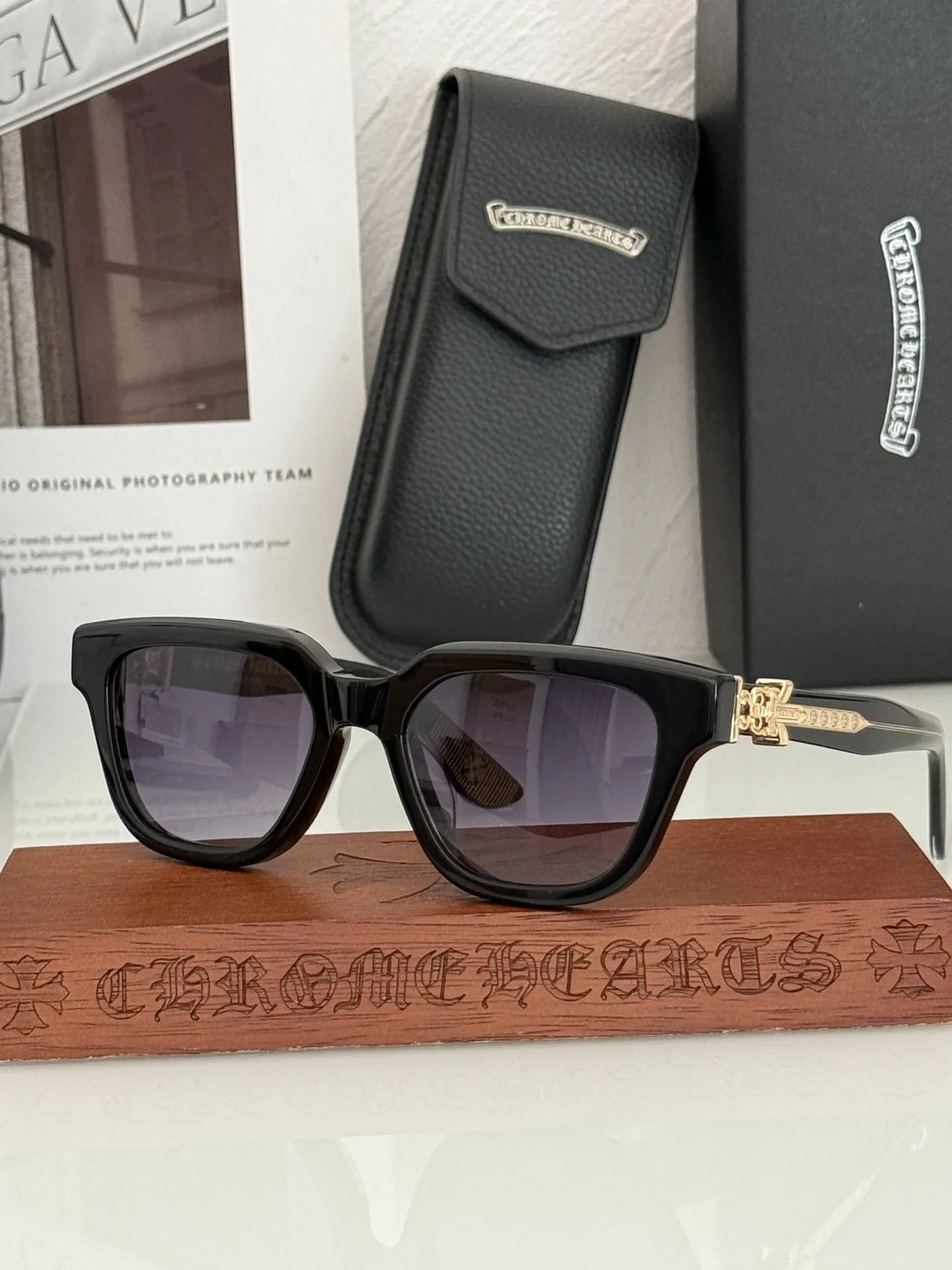 CHROME HEART VAGILLIONAIRE II Sunglasses 52-19-153 D45025062 — view 29